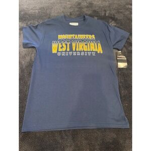 Mountaineers West Virginia University NCAA‎ Navy Blue T-Shirt NWT